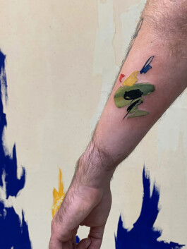 Clyfford Still tattoo 