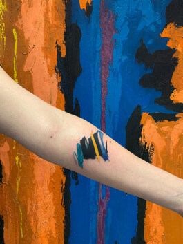 Tattoo design by PH127 Clyfford Still 