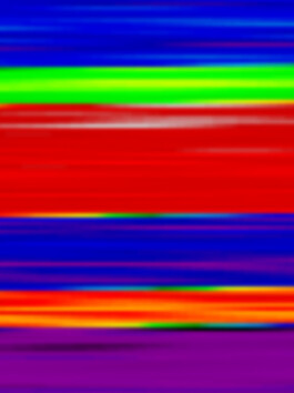 Blue red and green data artwork 