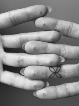 Conceptual bloodline tattoo art 