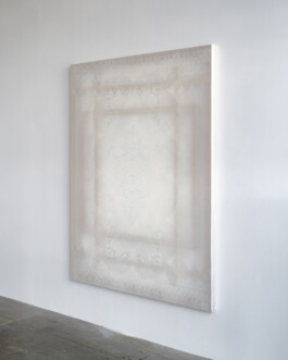 Soft white oil painting 