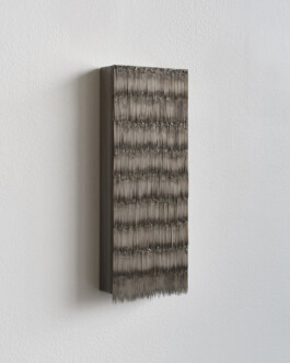 Sculpture made from tattoo needles 